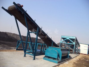 配煤设备安装现场